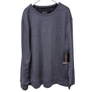 CUDDL DUDS Gray Long Sleeve Pullover Shirt Mens 2XL Tall NWT Sweatshirt Tee